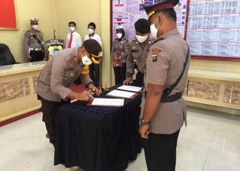 Kapolres Tanjungbalai Pimpin Sertijab Kabag Sumda dan Dua Kapolsek