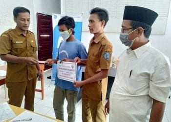 Pemkab Labuhanbatu Monitor Penyaluran BLT-DD di Desa Perkebunan Ajamu 