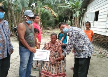 72 KK di Desa Serdang Asahan Terima BLT DD