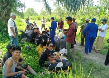 21 TKI Ilegal Diamankan Sat Pol Air Polres Tanjungbalai dan Personil Poldasu di Hutan Bakau