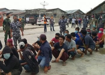 Lagi 27 TKI Ilegal yang Pulang dari Malaysia Ditelantarkan di Perairan Asahan, Diselamatkan TNI AL