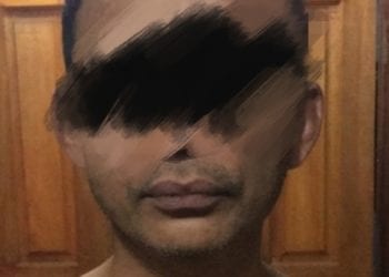 Tersangka yang tega mencabuli putrinya sendiri hingga hamil dan melahirkan di kamar mandi.