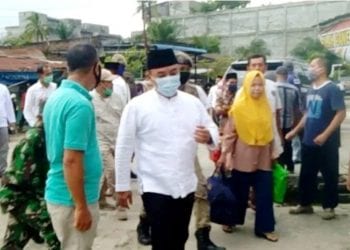 Jalani New Normal, Bupati Labuhanbatu Kunjungi Pelabuhan Tanjung Sarang Elang 