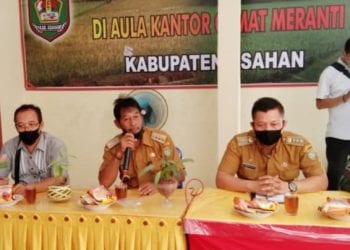 Jelang New Normal Life, Forkopincam Meranti dan Rawang Panca Arga Gelar Rapat Sosialisasi