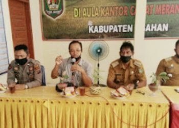 Polsek Kisaran Kota Sosialisasikan Protokoler Kesehatan Covid-19 di Wilkumnya