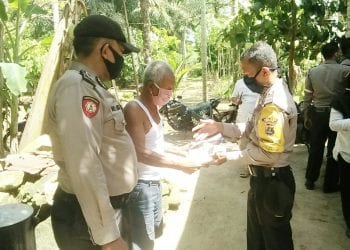 Sambut Hari Jadi Bhayangkara, Warga Dapat Sembako dari Polres Asahan