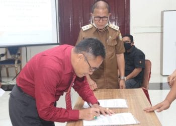 Pemkab dan Kajari Labusel Rapat Koordinasi DAK Fisik Bidang Pendidikan Tahun 2020 dan Sosialisasi Hukum