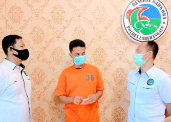 Satresnarkoba Polres Labuhanbatu Tangkap Pengedar Narkoba di Kelurahan Padang Matinggi