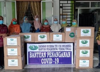 Dinkes Kota Tanjungbalai Terima Bantuan APD Covid-19 dari Yayasan Budha Tzu Chi Tebing Tinggi