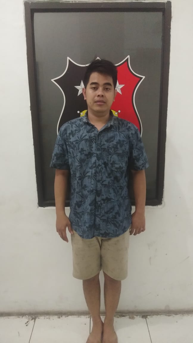 Tersangka pembobol brankas indomaret di Asahan.