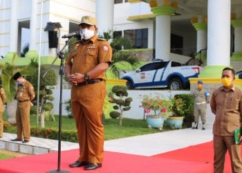 Sambut Penerapan New Normal, Walikota Tanjungbalai Pimpin Apel Perdana ASN