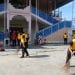 Polres Tanjungbalai Bersihkan Masjid, Gereja dan Vihara