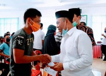 Bupati Labuhanbatu Salurkan BST APBD ke Masyarakat  Kecamatan Pangkatan