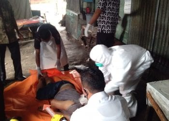 Mayat Pria Tua Ditemukan Terkapar di Warung di Daerah Sentang, Asahan Ini Videonya