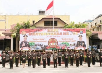 Tahun ini Polres Pematangsiantar Ikuti Upacara Hari Bhayangkara ke-74 Secara Virtual