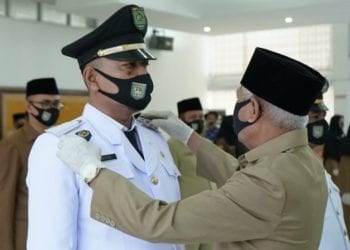Khualid Armansyah Lubis Dilantik Jadi Camat Meranti