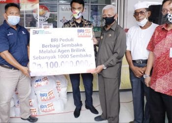BRI Peduli Berbagi 1.000 Paket Sembako ke Warga Asahan