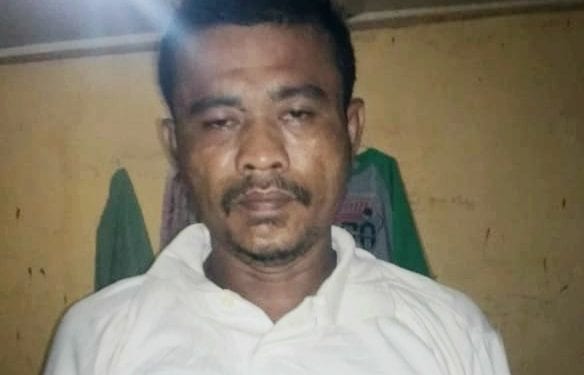 Pelaku penganiaya, Jampiter Siburian alias Jampi.