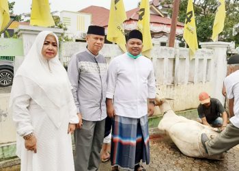 DPD Partai Golkar Tanjungbalai Berbagi Daging Kurban di Masa Pandemi