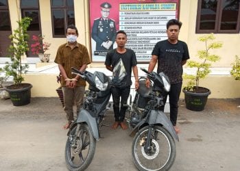 Dua Pelaku Curanmor dan Penadah Dibekuk