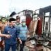Bupati Labuhanbatu Tinjau Korban Kebakaran di Kelurahan Padang Matinggi