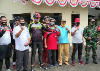 Kapolres Asahan Kendarai Sepeda Pantau Situasi Kamtibmas