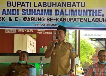 Bupati Labuhanbatu Jalin Silaturahmi Bersama TKSK dan E- Warung se-Labuhanbatu