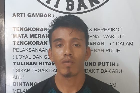 Tersangka pembobol rumah di Asahan yang diringkus polisi.