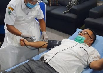 Kominfo Asahan dan Pers Gelar Donor Darah