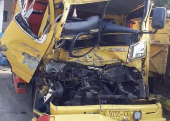Tabrak Truk Fuso Parkir, Supir Coltdiesel Tewas Kernetnya Luka-luka