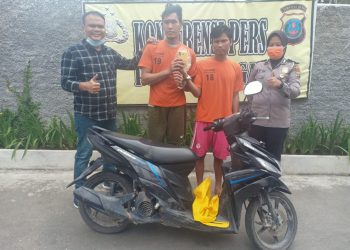 Dua Pelaku Jambret Ini Digebuki Warga