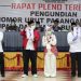KPU Tetapkan Nomor Urut 3 Paslon Pilkada Asahan 2020