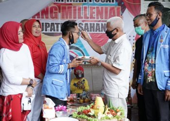 Bupati Asahan Harap Generasi Muda Bantu Pemerintah Imbau Warga Taati Protokol Kesehatan Covid-19