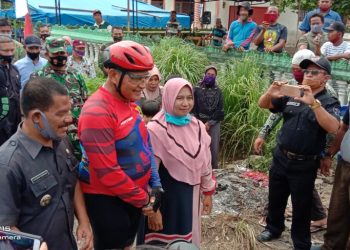 Warga Asahan dan Tobasa Sambut Kedatangan Kapoldasu di Aek Songsongan