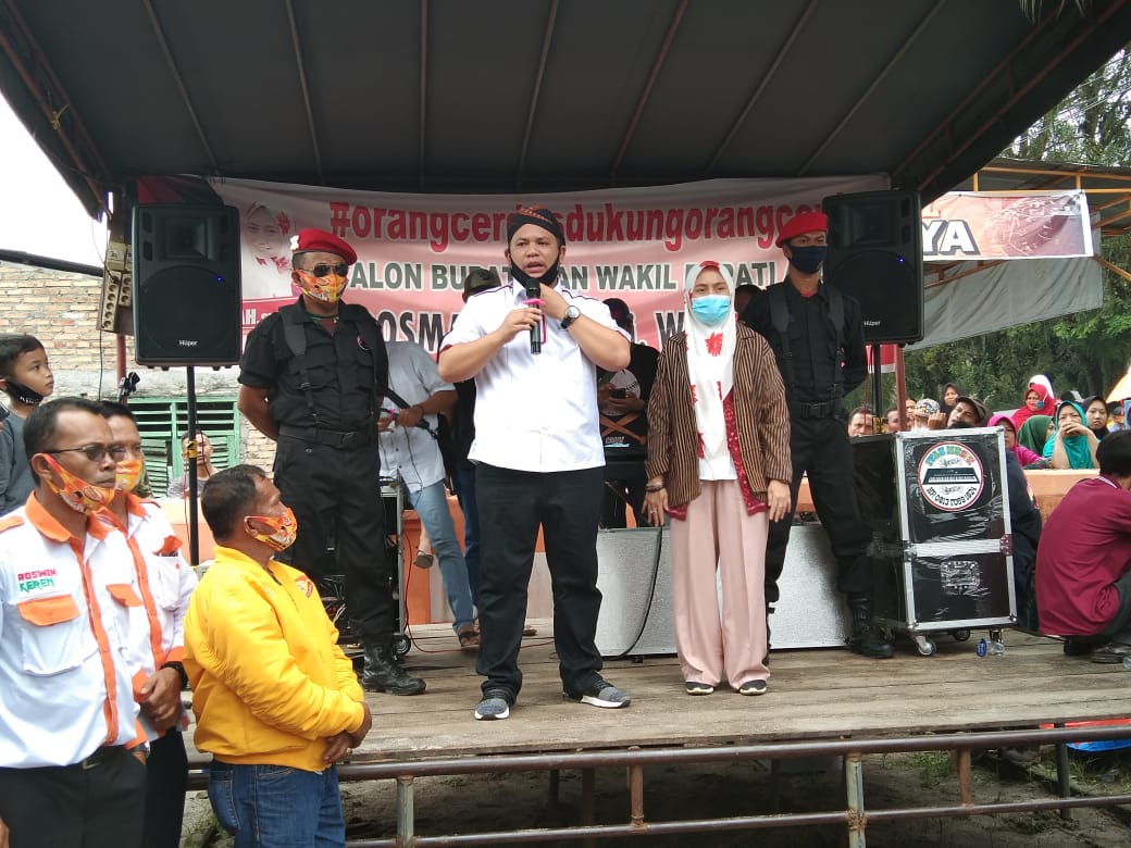 Barongsai dan Jaran Kepang Meriahkan Persiapan Pendaftaran Rosmansyah-Winda Fitrika ke KPU Asahan