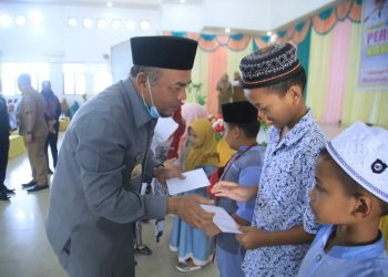 HUT IBI ke-69, Bupati Labuhanbatu Santuni Anak Yatim