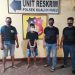 Pelaku beserta barang bukti diamankan Tim Reskrim Polsek Kualuh Hulu
