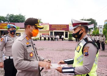 Tangkap Pemilik Ganja, Bripka Rudi Hermanto Peroleh Penghargaan dari Kapolres Tanjungbalai
