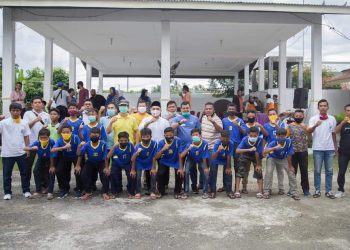 Bupati Labuhanbatu Lepas Tim SSB ikuti turnamen di Tebing Tinggi