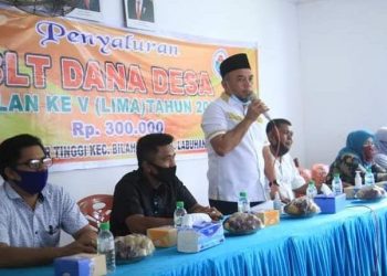 154 KK di Desa Bandar Tinggi Terima BLT-DD Tahap 5