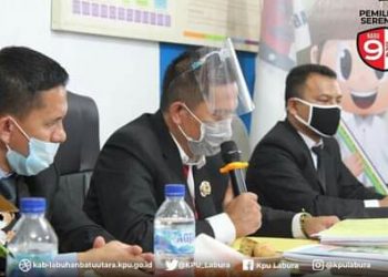 KPU Labura Tetapkan Lima Paslon Pada Pilkada 2020