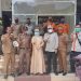Kepala BPBD Labuhanbatu Dampingi Sekdaprovsu Bagikan Masker