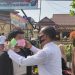 Peduli Kesehatan Warga, Sat Reskrim Polres Tanjungbalai Kembali Bagikan Masker Gratis