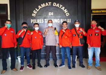 Audensi ke Kapolres, Pemuda Batak Bersatu Hadir di Kota Tanjungbalai