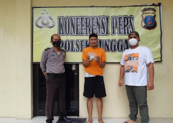 Tersangka narkoba yang diringkus polisi