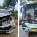 Curi Jalur, Avanza Tabrakan Dengan Bus Intra, 5 Luka-luka