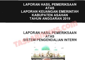Buku temuan BPK tahun 2020 atas laporan keuangan Pemkab Asahan 2019 (insert Sekjen DPP Bara Api)