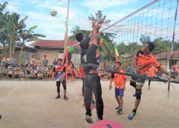 Turnamen Volly Desa Serdang Asahan Berakhir, Dusun XI Raih Juara Pertama