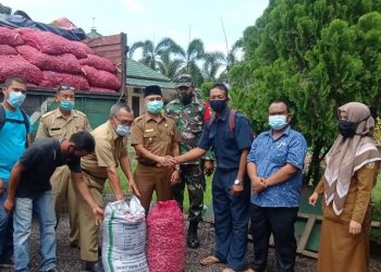 Dinas Pertanian Kabupaten Asahan Salurkan 5.000 KG Benih Bawang Merah ke Koptan