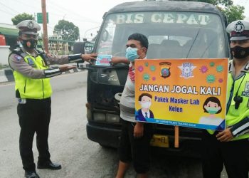 Operasi Zebra Toba 2020, Sat Lantas Polres Tanjungbalai Imbau Disiplin Prokes